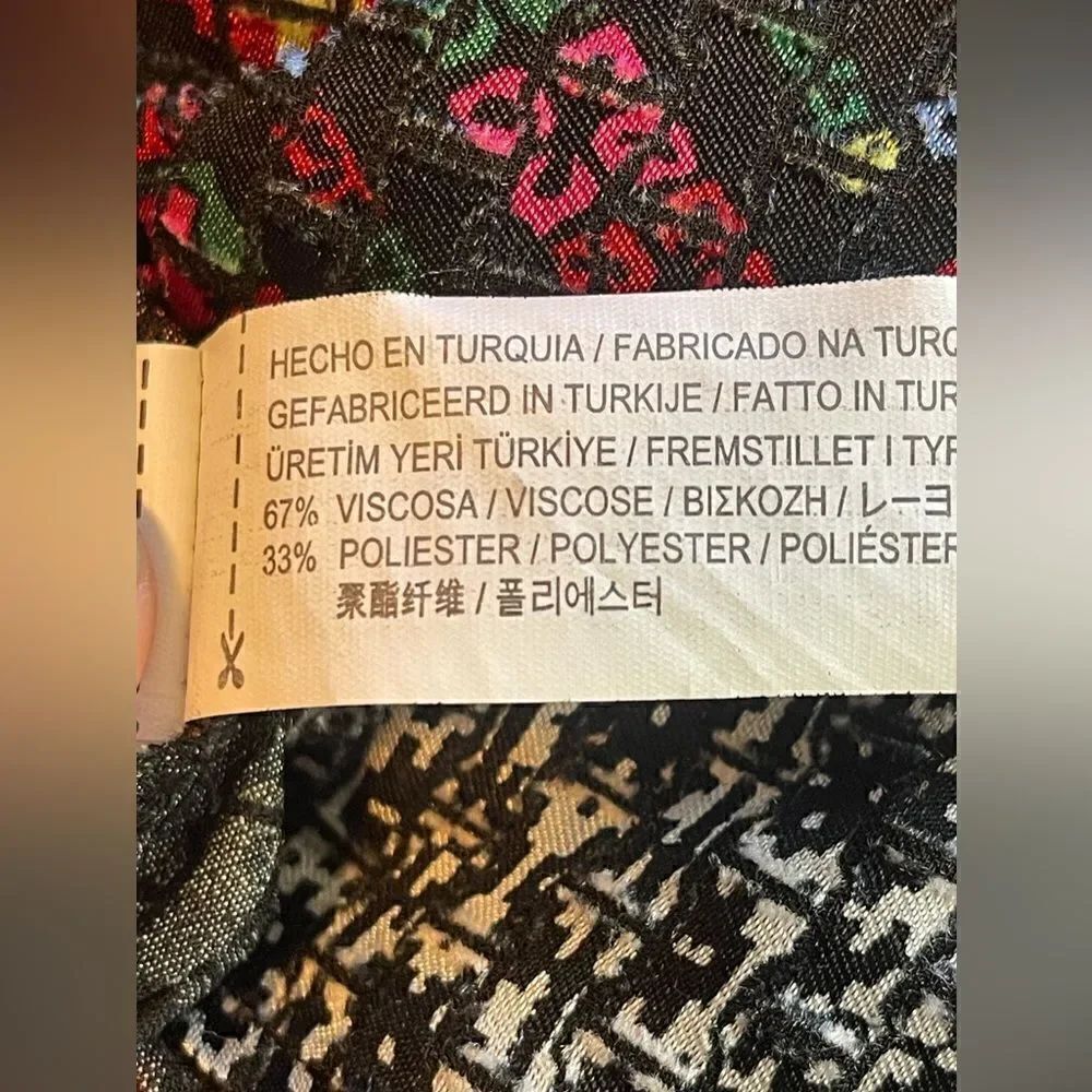 Zara Floral Cottage Core Boho Prairie patchwork Midi Dress. M - Picture 6 of 7